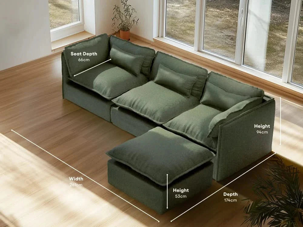 seater-3|olive-green-2|layout-sofa+ottoman