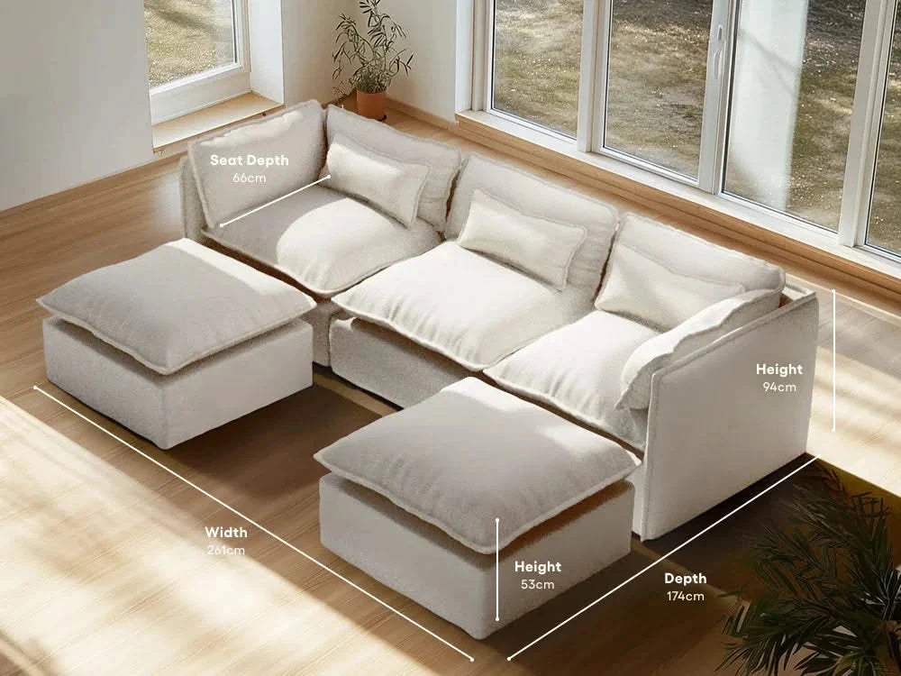 seater-3|white-boucle-2|layout-u-sectional