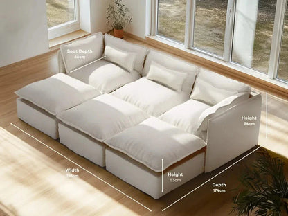 seater-3|white-boucle-2|layout-bed