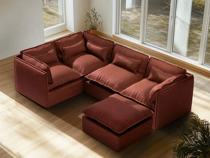 Modular Washable Sofa (Rust)