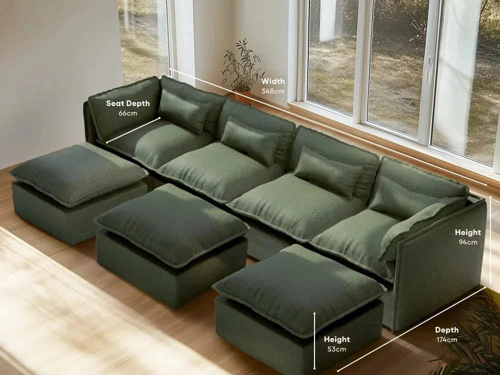 seater-4|olive-green-2|layout-u-sectional+ottoman