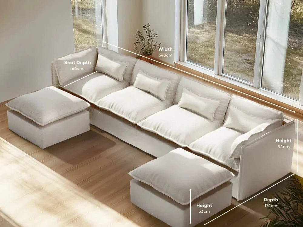 seater-4|white-boucle-2|layout-u-sectional