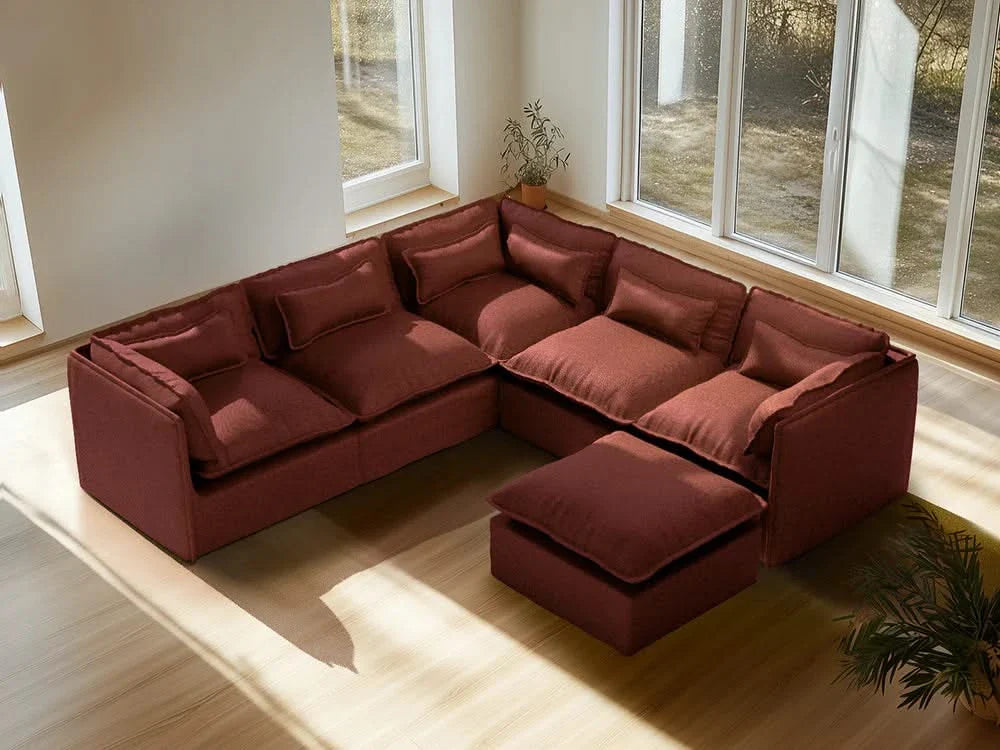 Modular Washable Sofa (Rust)
