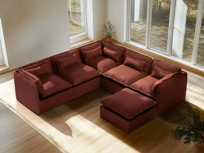 Modular Washable Sofa (Rust)