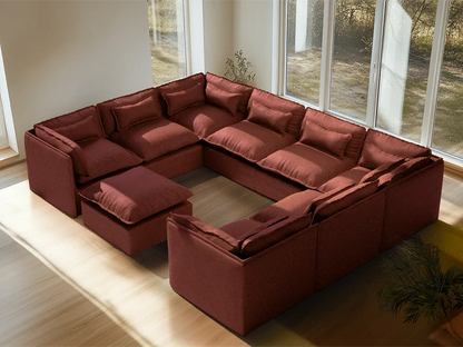 Modular Washable Sofa (Rust)