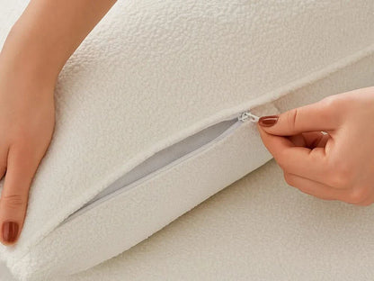 Modular Washable Sofa (White Boucle)