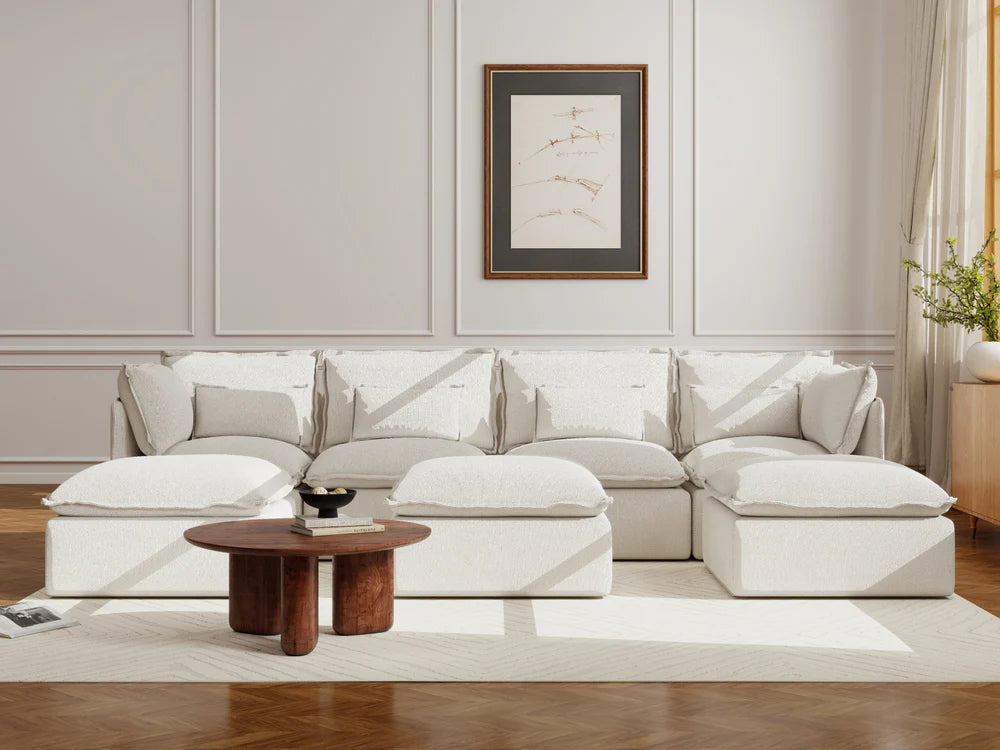 seater-4|white-boucle-1|layout-u-sectional+ottoman