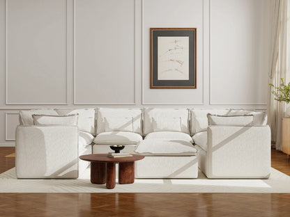 seater-8|white-boucle-1|layout-u-sectional+ottoman