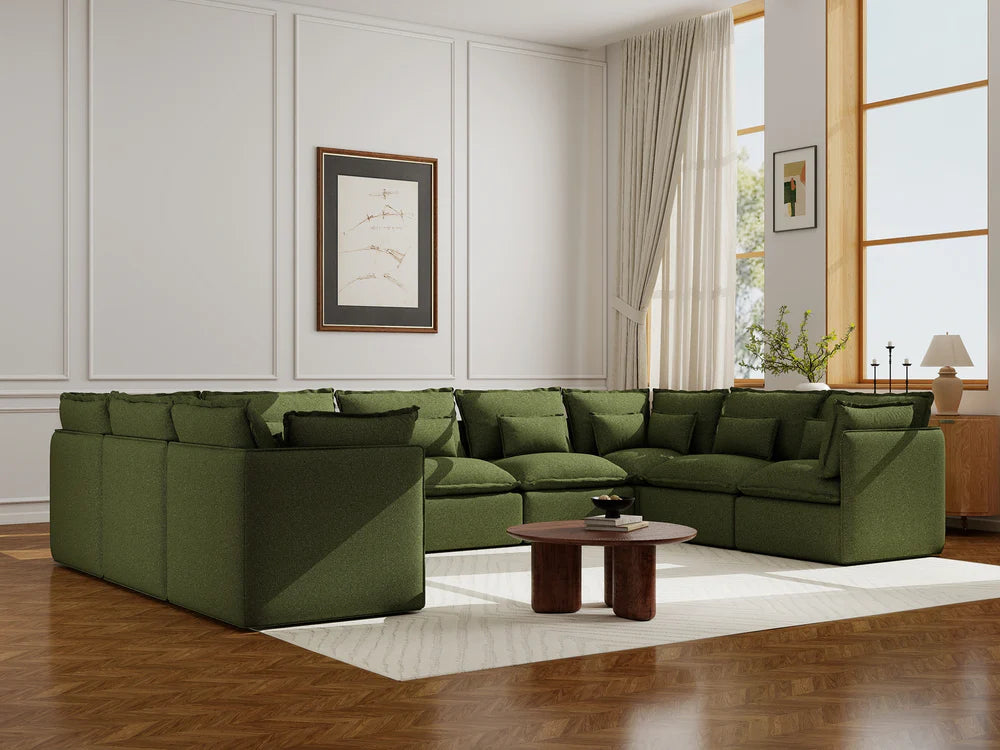 seater-9|olive-green-2|layout-u-sectional