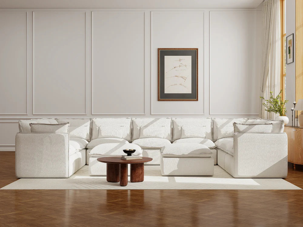 seater-9|white-boucle-1|layout-u-sectional+ottoman