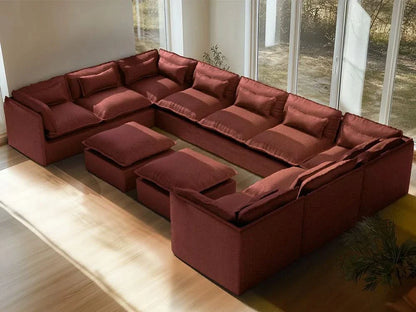 Modular Washable Sofa (Rust)