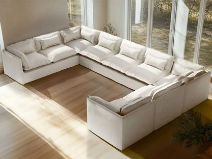 Modular Washable Sofa (White Boucle)