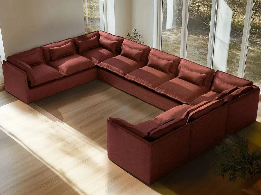 Modular Washable Sofa (Rust)