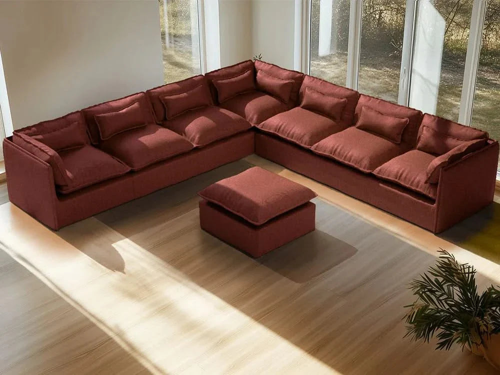 Modular Washable Sofa (Rust)