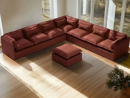 Modular Washable Sofa (Rust)