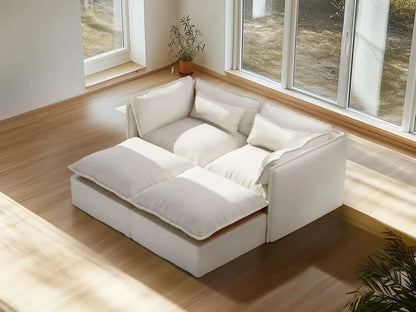 Modular Washable Sofa (White Boucle)